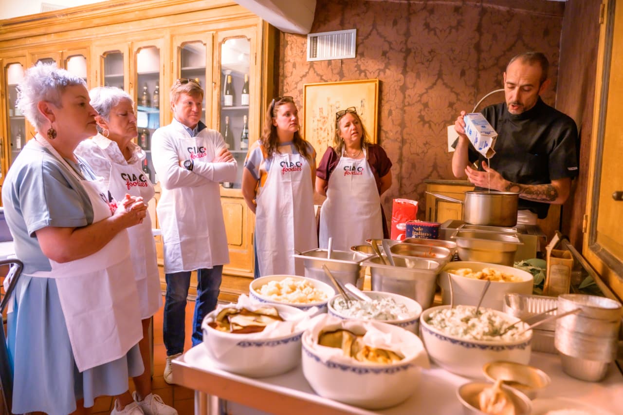 Icons of Italy: Signature Cooking Experience with Carbonara, Pesto Making, Lasagna & Sicilian Cannoli
