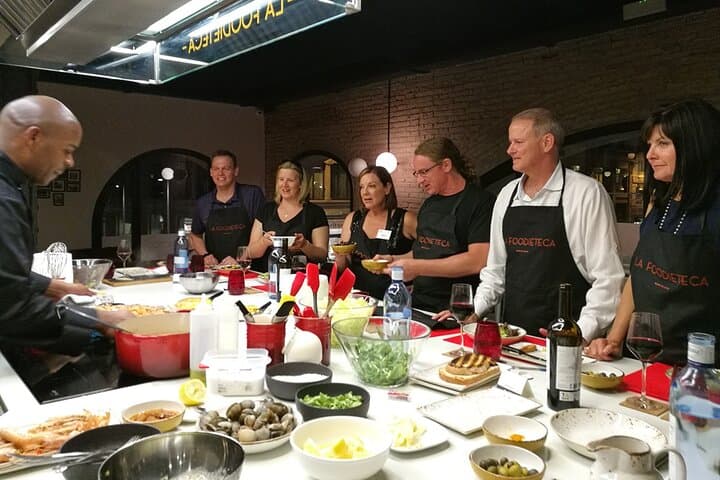Premium Cooking Class in Designer Loft: Paella & Spanish Tapas