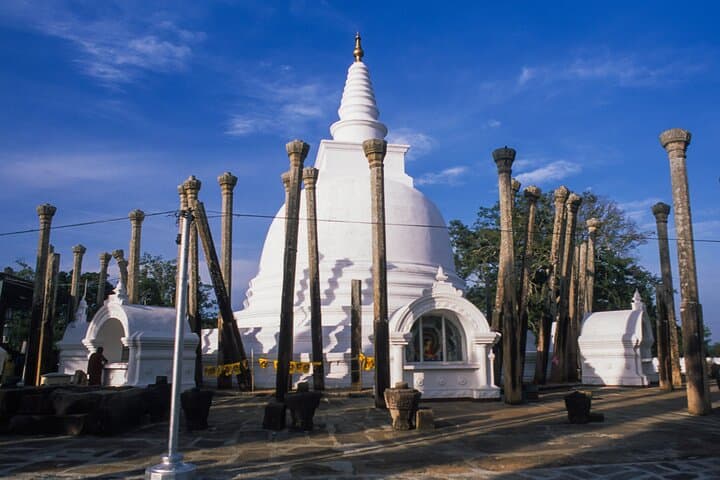 Sacred City of Anuradhapura from Dambulla