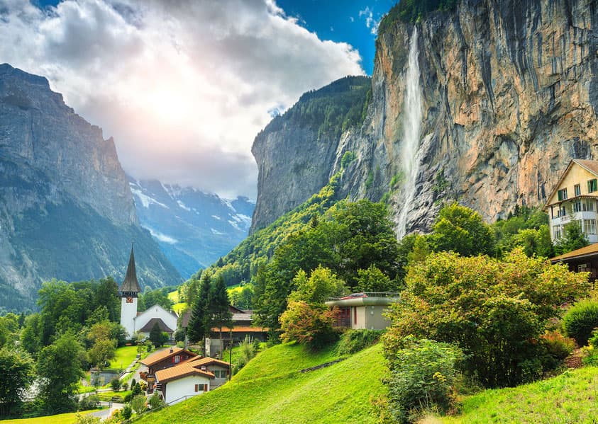 Interlaken and Lauterbrunnen Valley Private Tour from Zurich