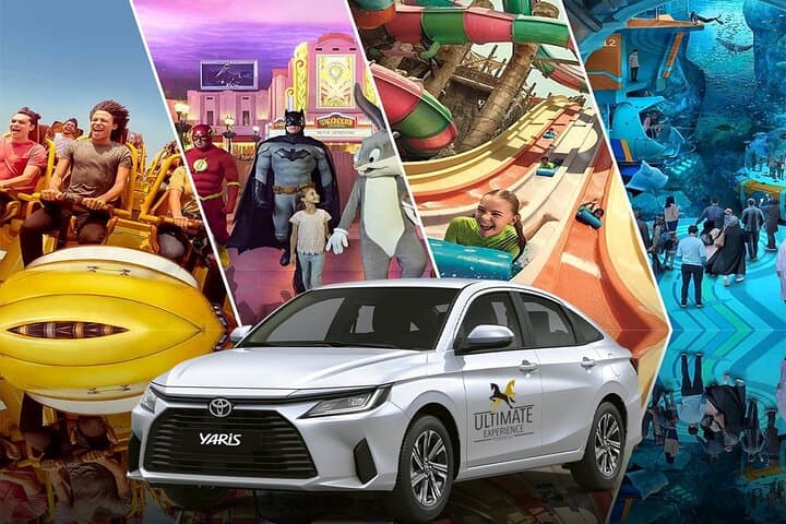 Private Transfer from Dubai Hotels to Ferrari World/Warner Bros 