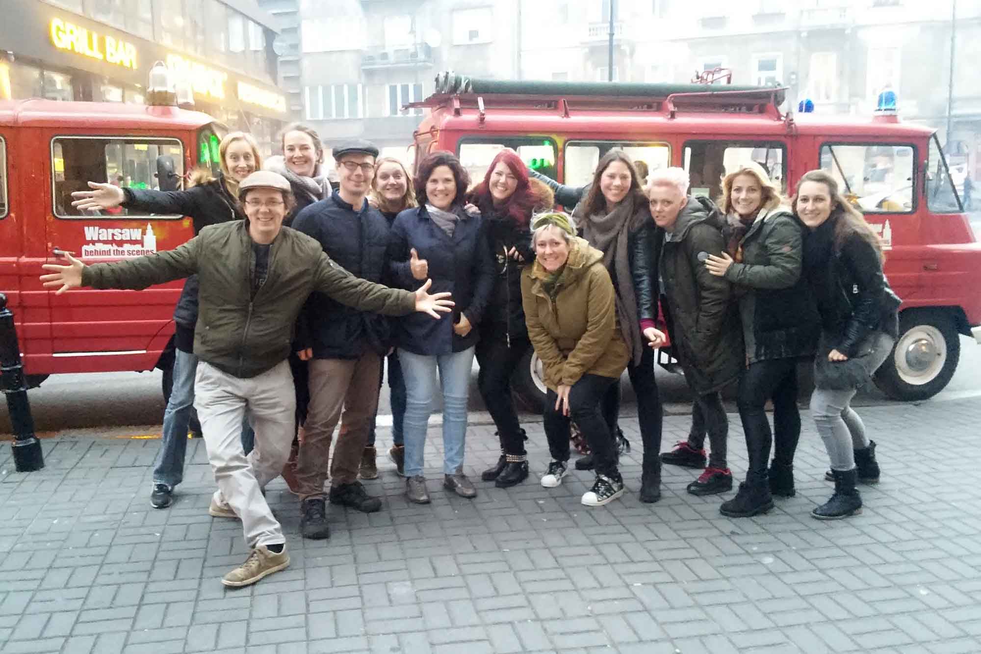 Best of Warsaw - private tour by retro minibus with hotel pickup
