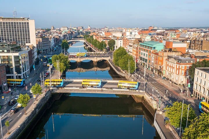 Dublin - Sightseeing Bus Tour and Guided City Walking Tour
