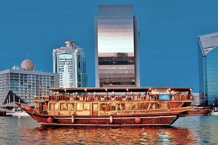 Dubai Creek Cruise Dinner with Transfer 