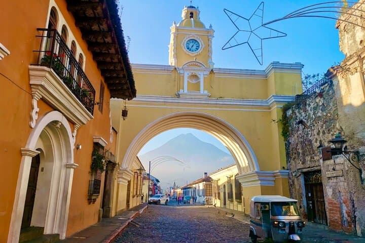 Tuk Tuk Adventure in Antigua from Puerto Quetzal