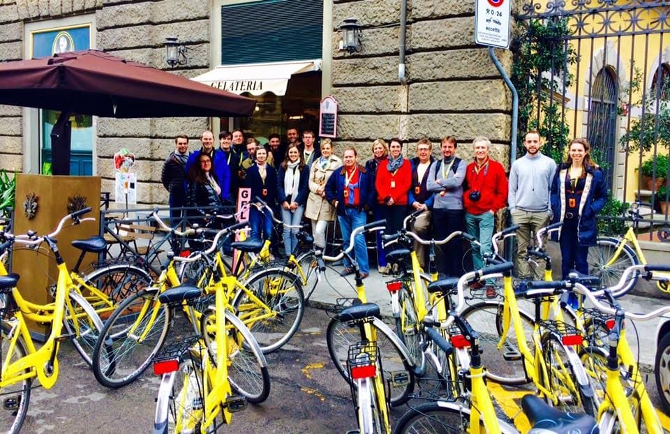 Florence by Bike: Audio Guided Tour with Live Guide