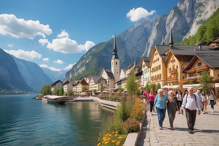 Private One-way Tour from Prague to Salzburg-2h Stop in Hallstatt