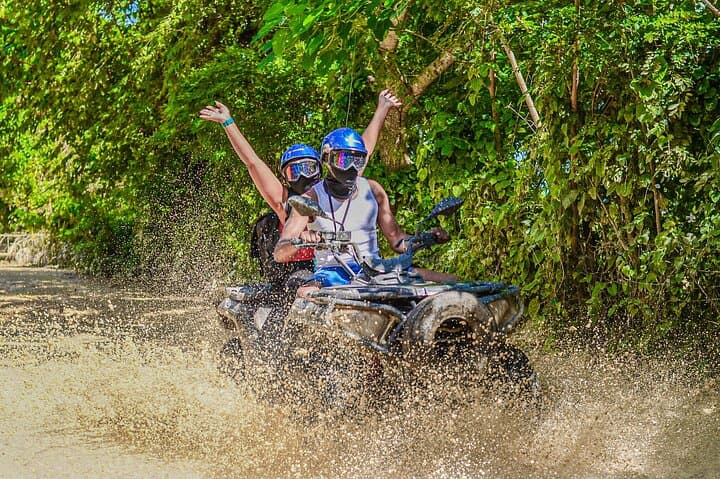  Half-Day 4x4 ATV Adventure: Macao Beach, cenote & Local Flavors