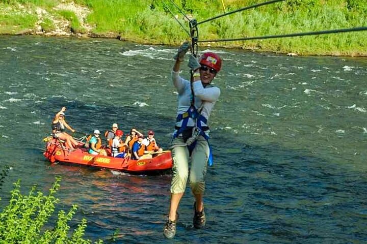 Rafting Buggy Ride and Zipline Adventure with Pickup