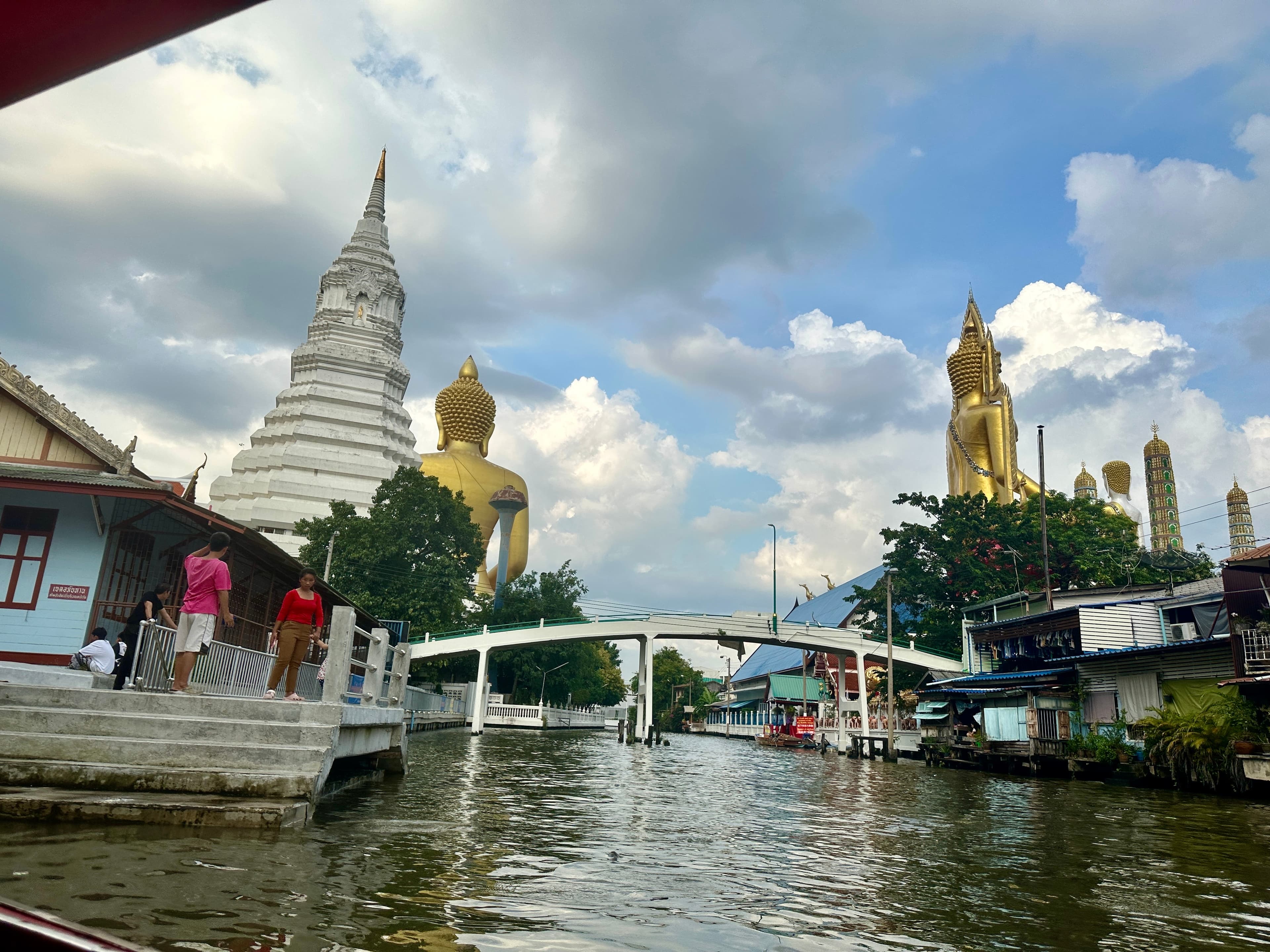 Bangkok Evening : Hidden Canals , Bid Buddha view  & Temple