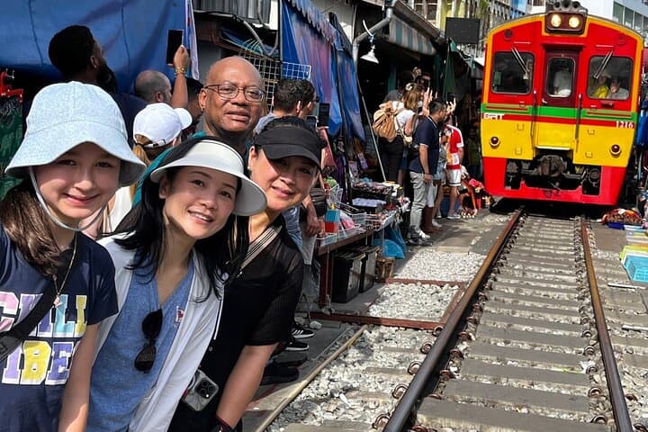 Floating and Railway Market Private Tour