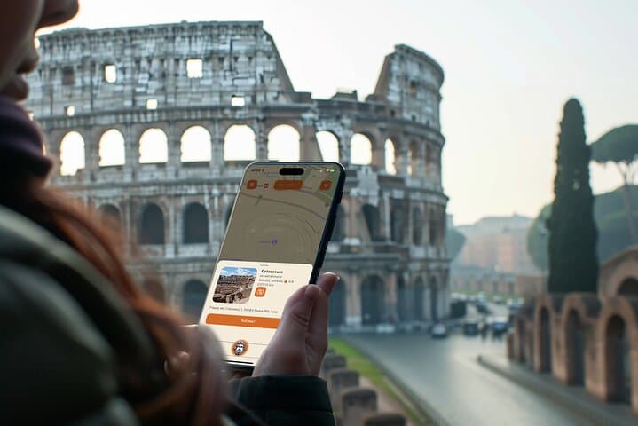 Rome and Italy Self Guided AI audio tours for 7 days
