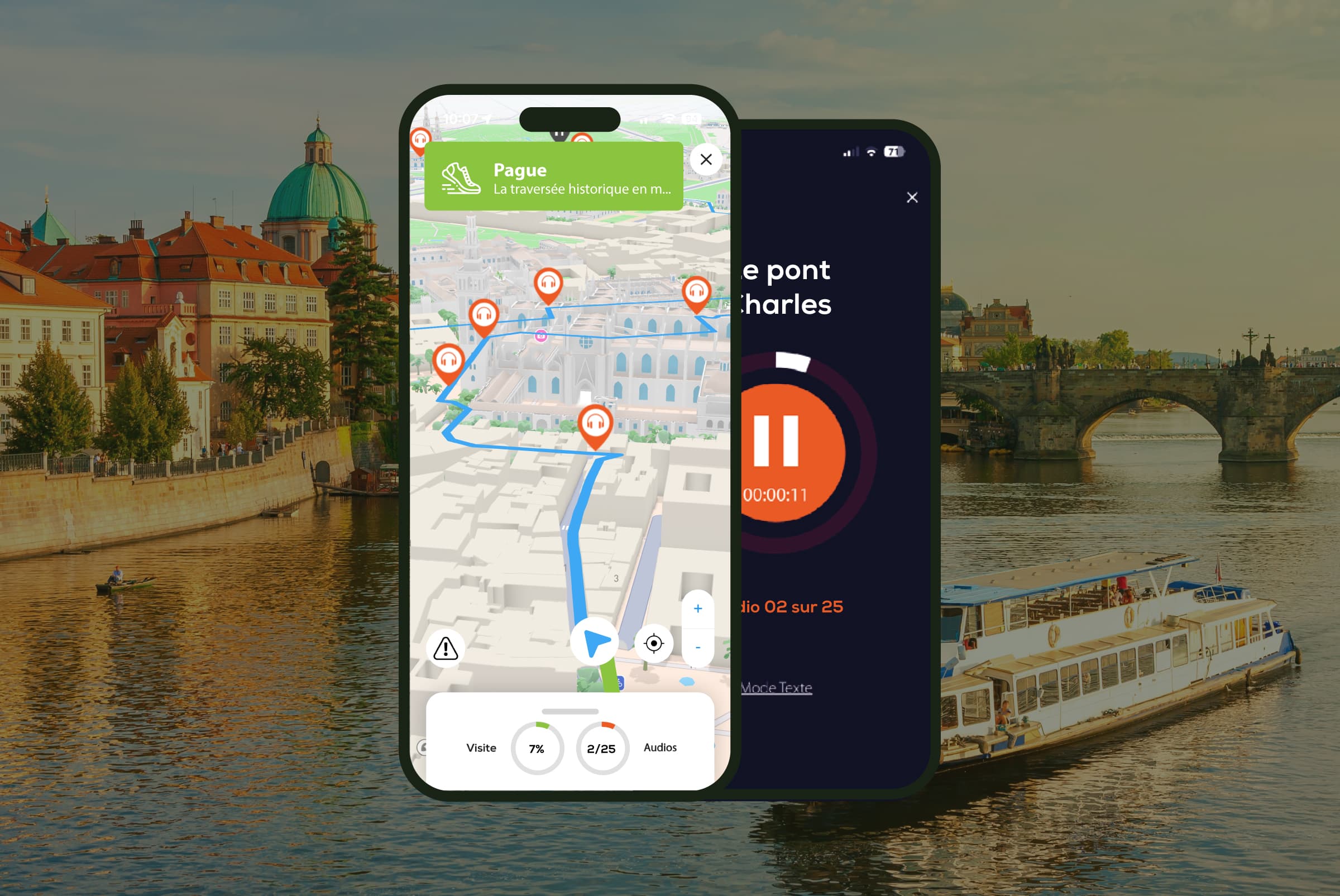 Prague: Audio Guided Walking Tour (3:15 - 28 audio comments)