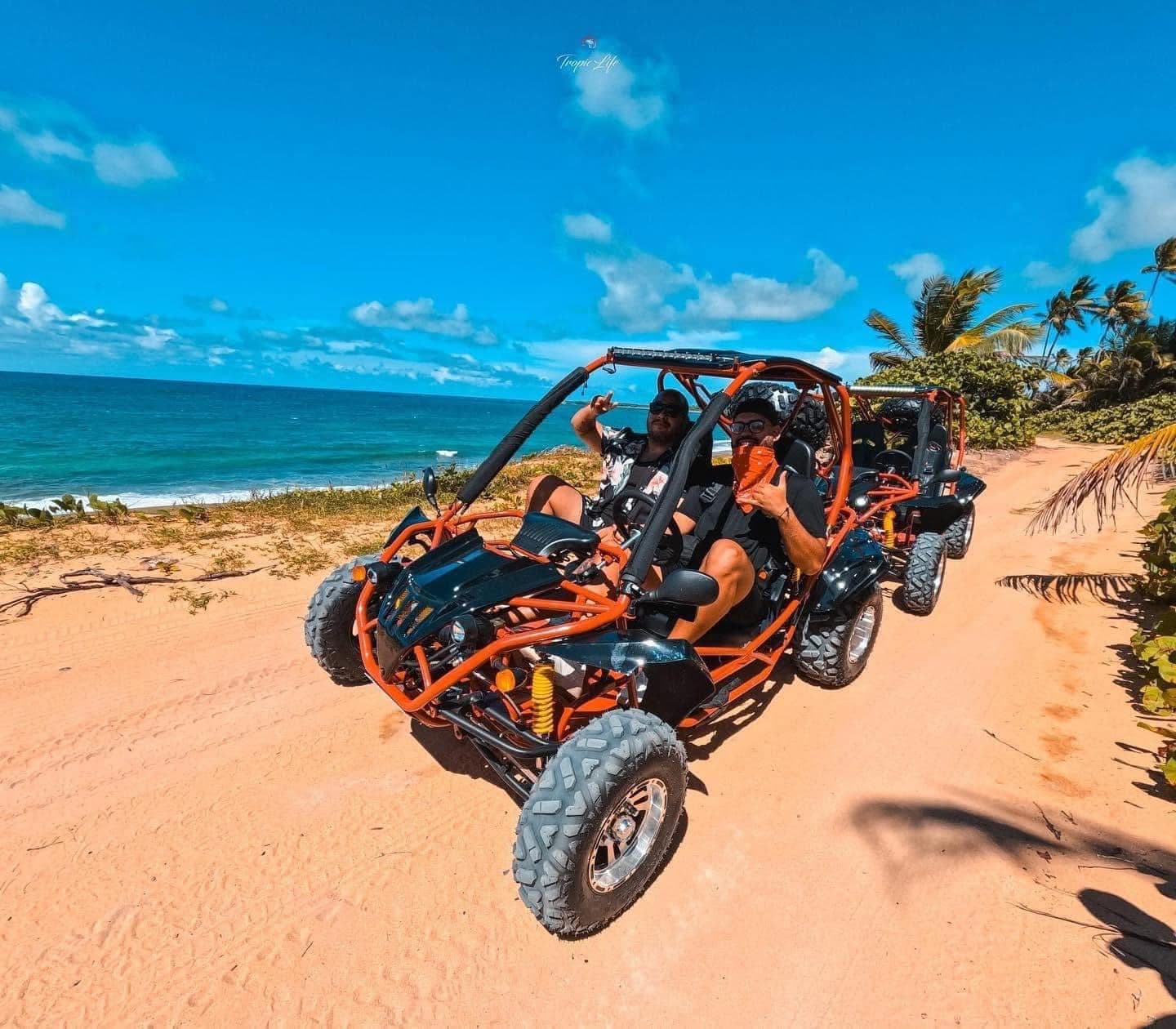 Piñones Beach Buggy + El Yunque Waterfall Adventure