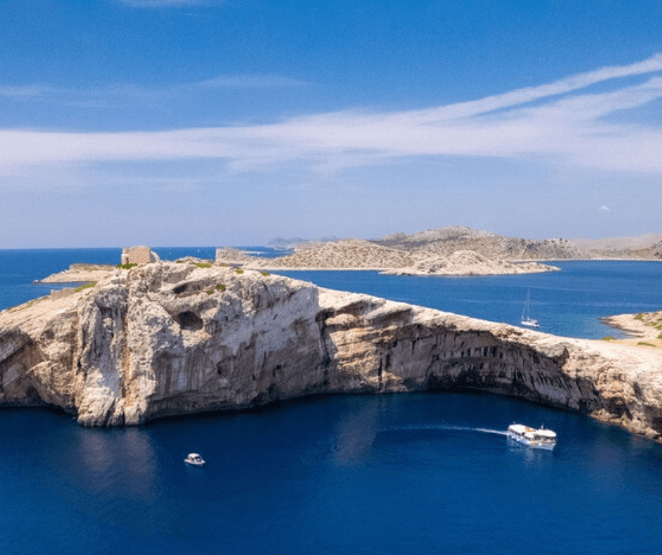 Kornati National Park to island Mana & Kukljica & Beach Lojena Tour by boat from Zadar