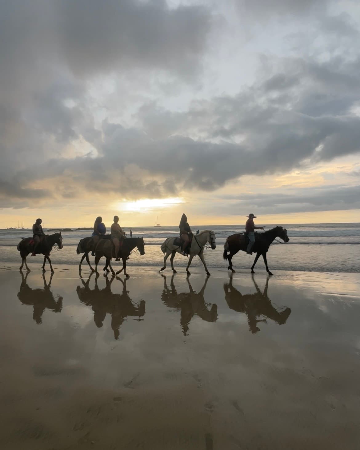 Playa Tamarindo: Recorrido a caballo a la orilla del mar.