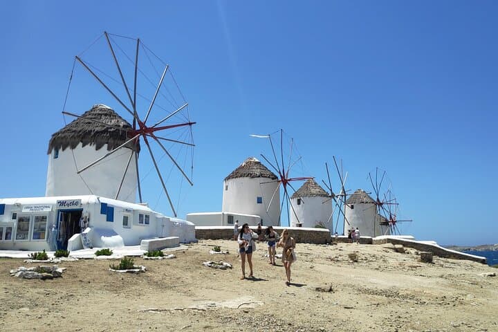 Walking Tour in Mykonos Town & Secluded Beach Picnic