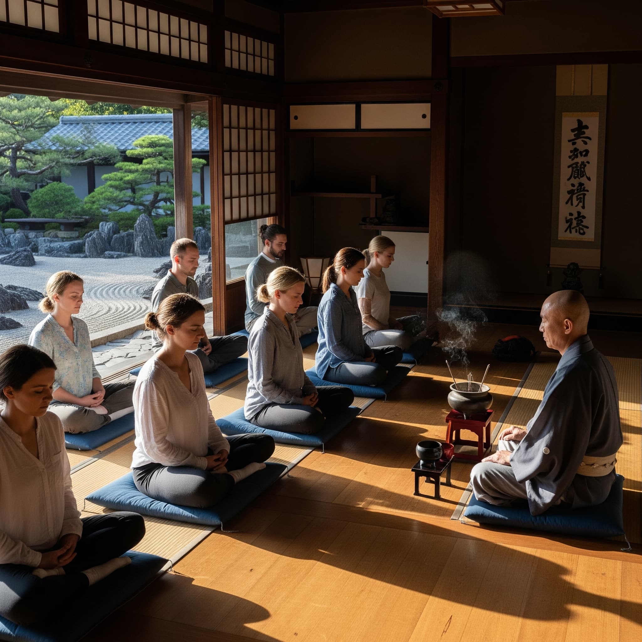 【京都・ねねの道】座禅体験：月真院での座禅体験