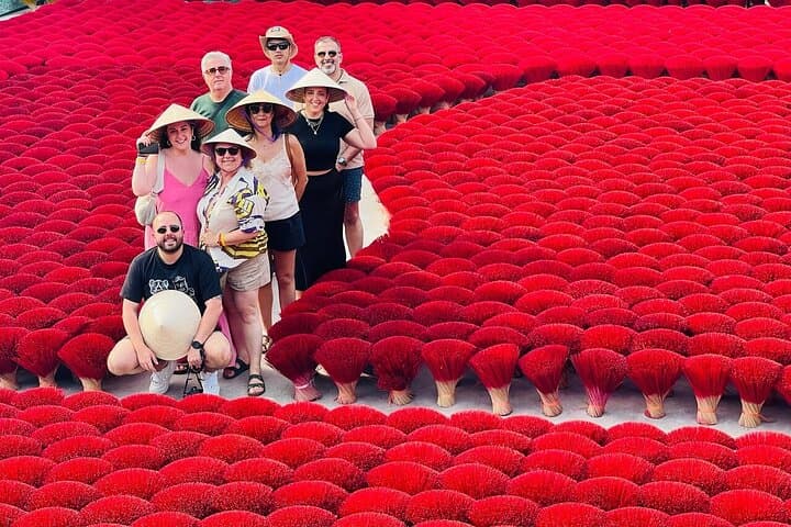 Hanoi City Tour Highlight, Train Street Combine Incense Village