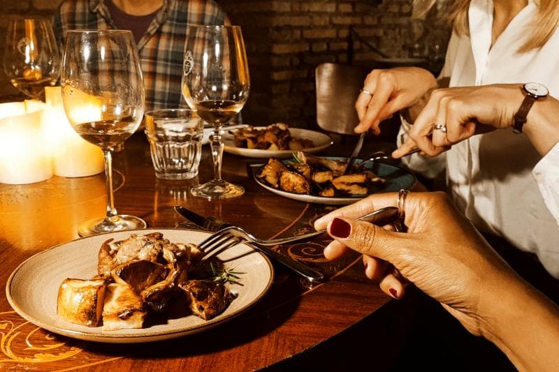 Agrippa Baths Candlelight Dinner Experience