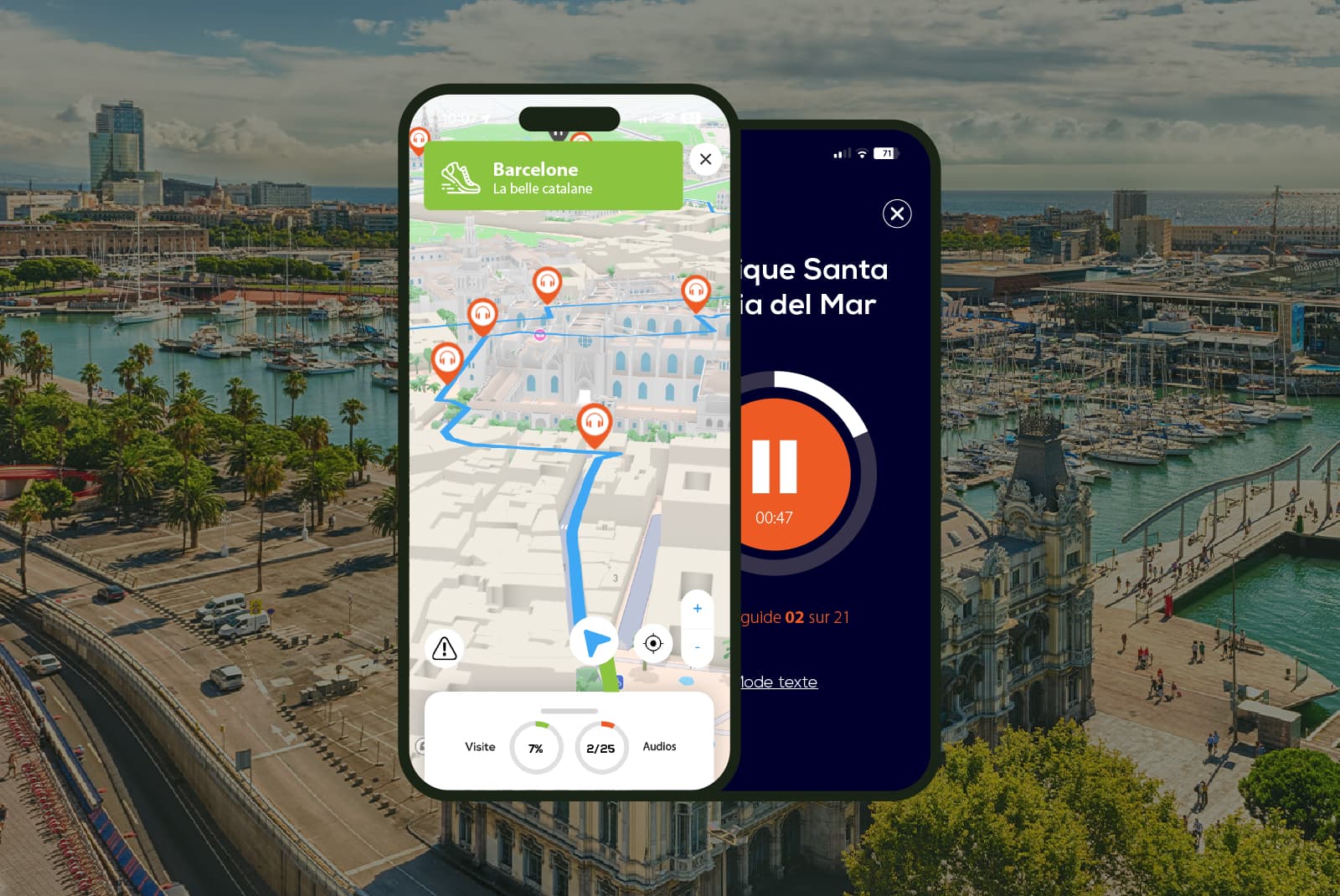 Barcelona: Audio Guided Walking Tour (2.5 hours - 26 audio comments)