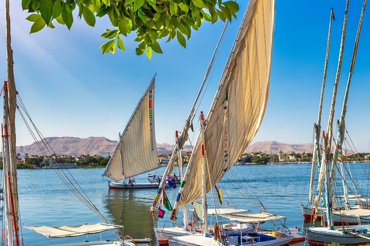Private Felucca sailing on the Nile with food