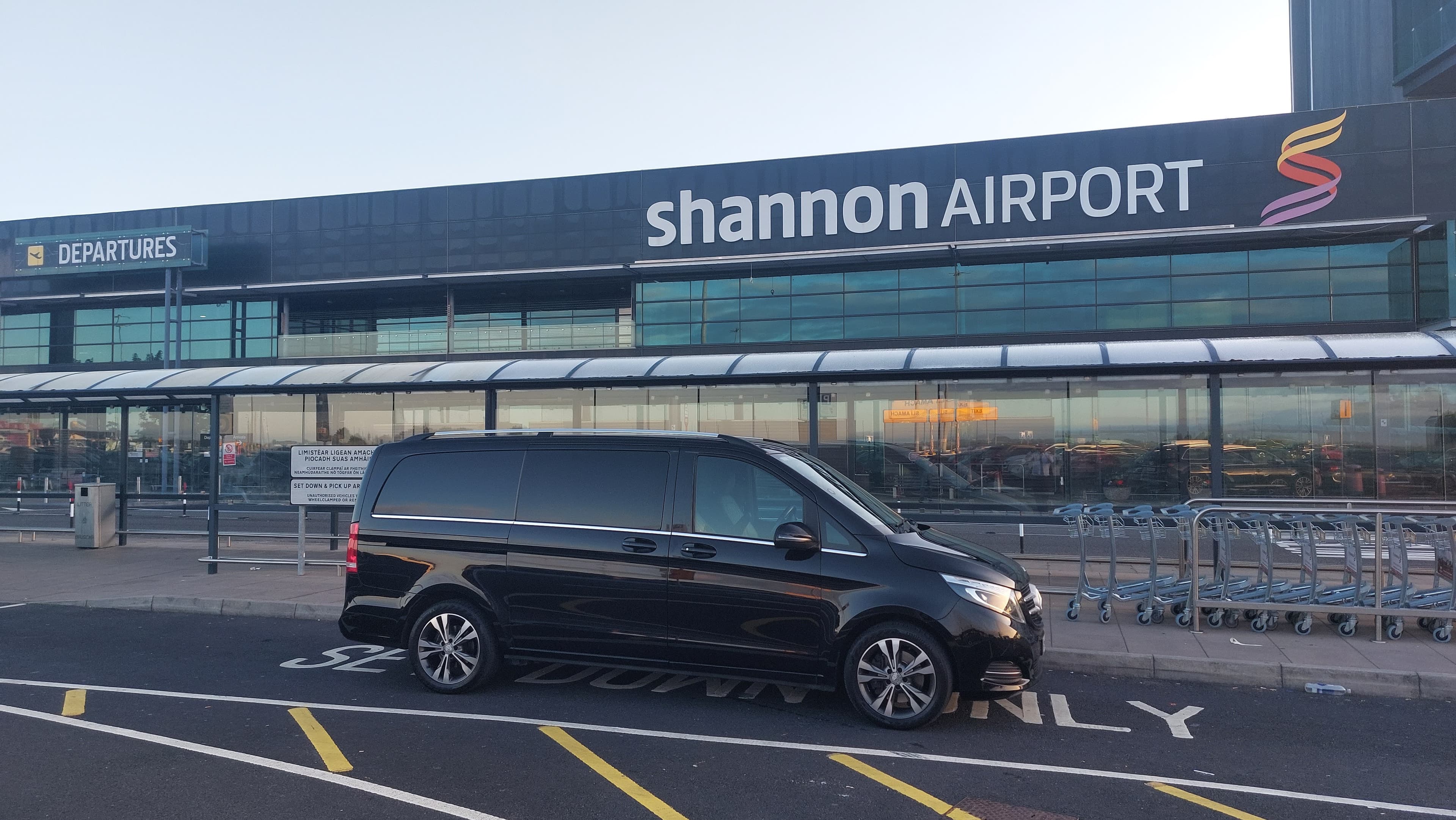 Cliffs of Moher from Shannon Airport en route to Galway