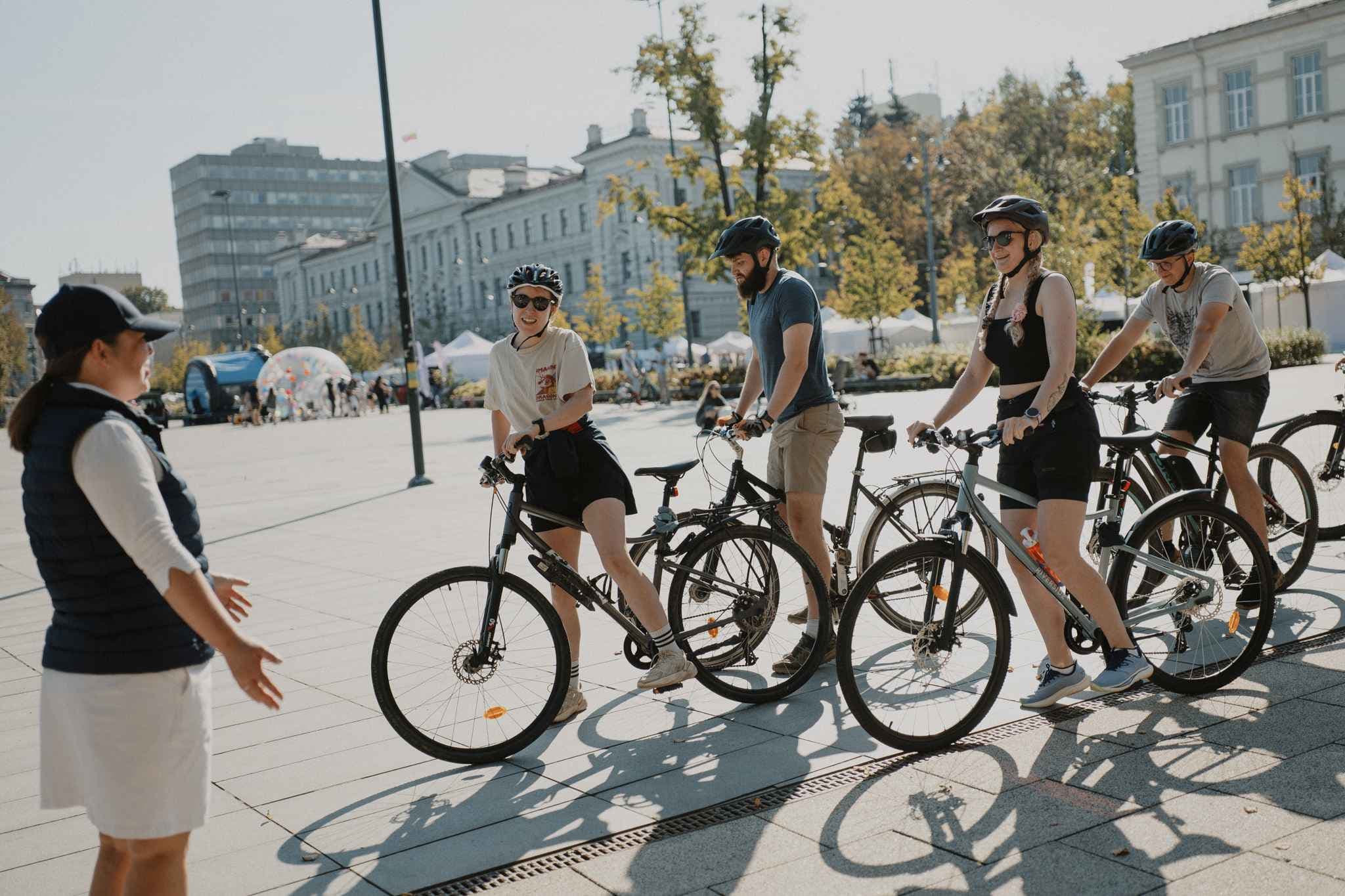 Private City Bike Tour of Vilnius Highlights