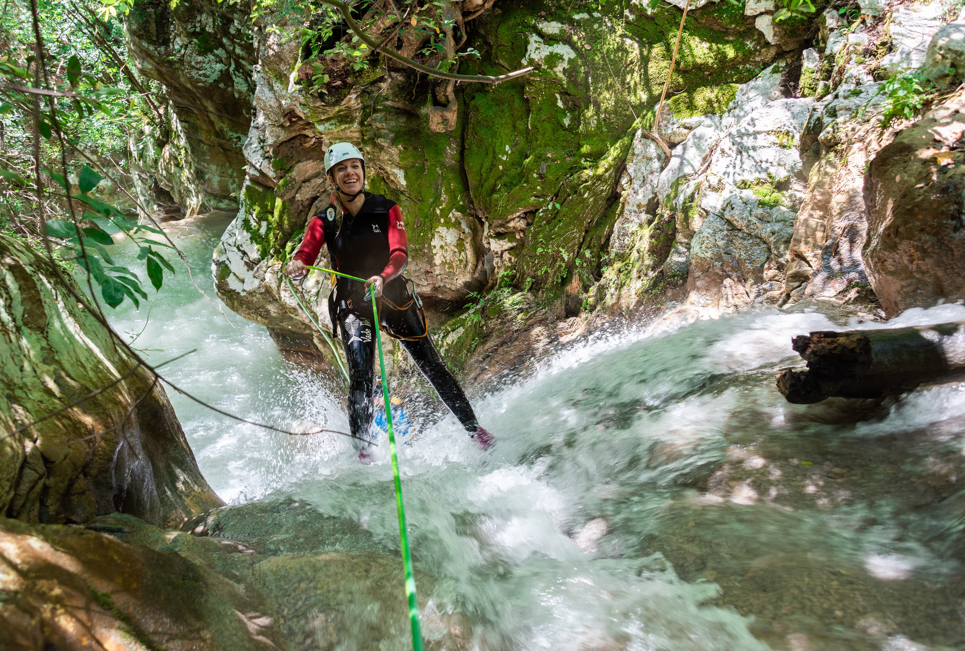 Canyoning Neda Waterfalls