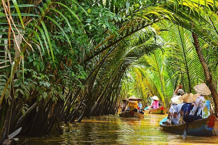 Day Tour My Tho - Ben Tre On Boat Explore Coconut Island