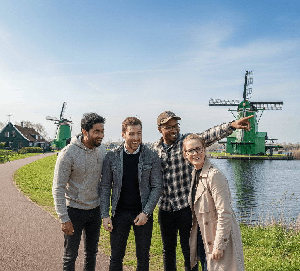 Self-Guided Secrets of Zaanse Schans Exploration Game