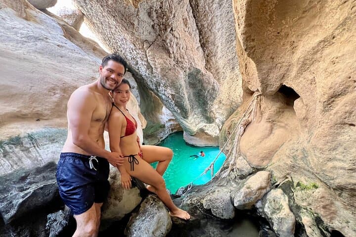 Full Day Wadi Shab And Bimah Sinkhole with Pick Up Included