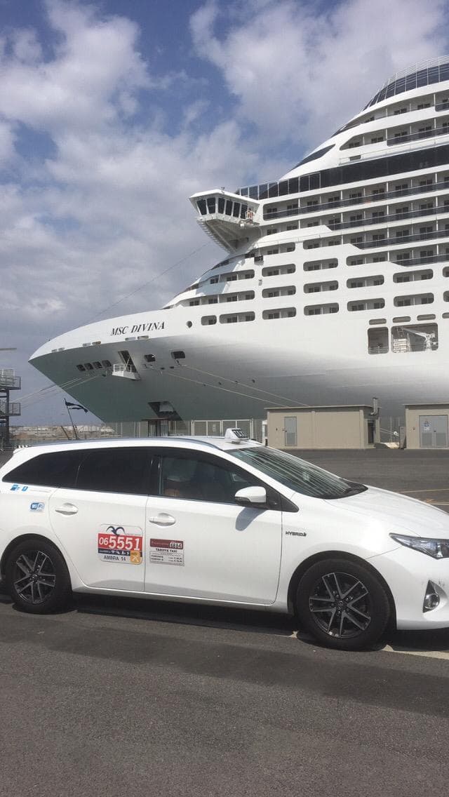 Taxi transfer to/from Fiumicino airport - Civitavecchia port