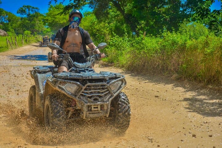ATV Adventure to Water Cave and Macao Beach in Punta Cana