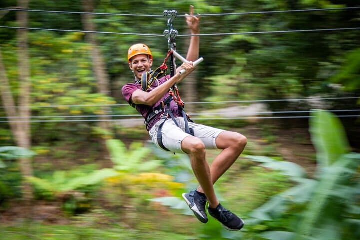 St Lucia Rainforest Canopy Zip Line Adventure 