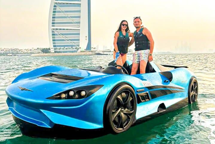 Jet Car Ride Dubai - The Ultimate Speed Duo With Transfer Option