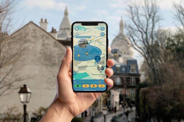Montmartre Smartphone App Self-Guided GPS Walking Tour