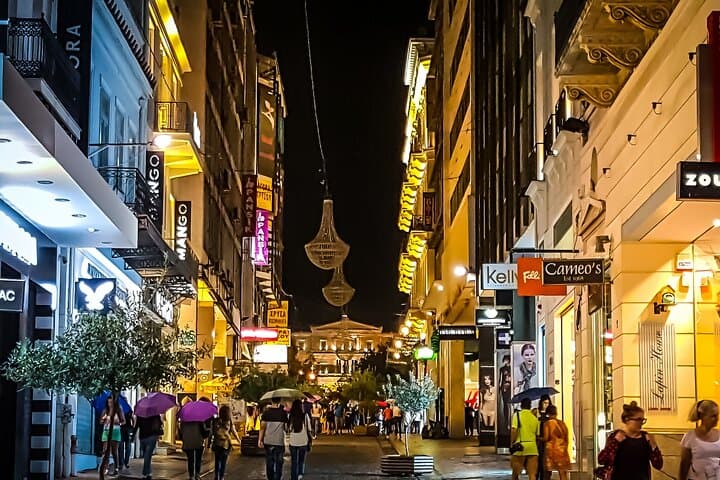 Athens By Night Private Sightseeing Tour
