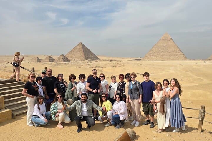 Day Tour of Giza Pyramids, Sphinx & Grand Egyptian Museum GEM