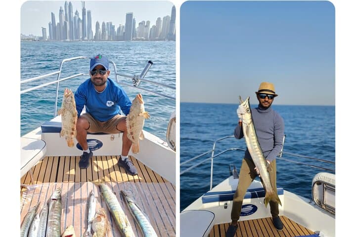Dubai Deep Sea Fishing 4 hours + BBQ of Catch
