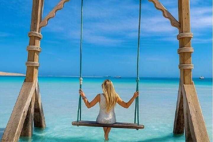 Orange Bay Island Boat Trip, Snorkeling & Transfer in Hurghada