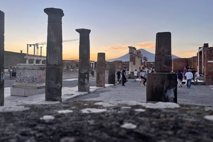 Pompeii from Afternoon to Sunset