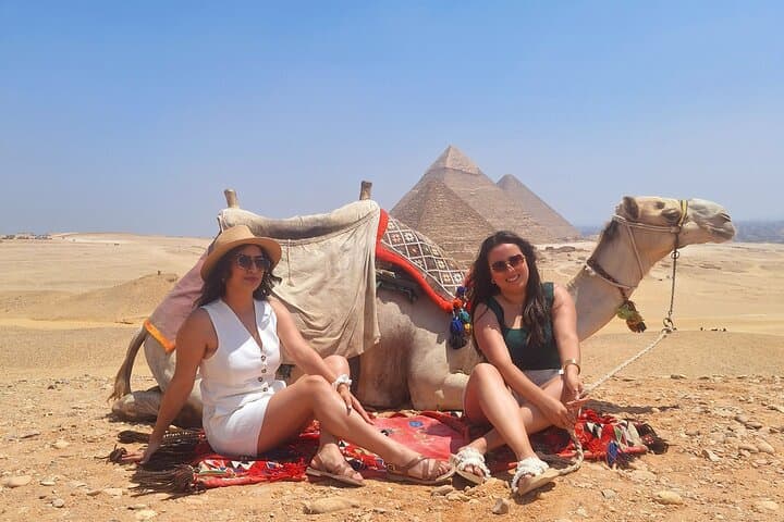 Private Tour of Pyramids Egyptian Museum Bazaar and Camel ride