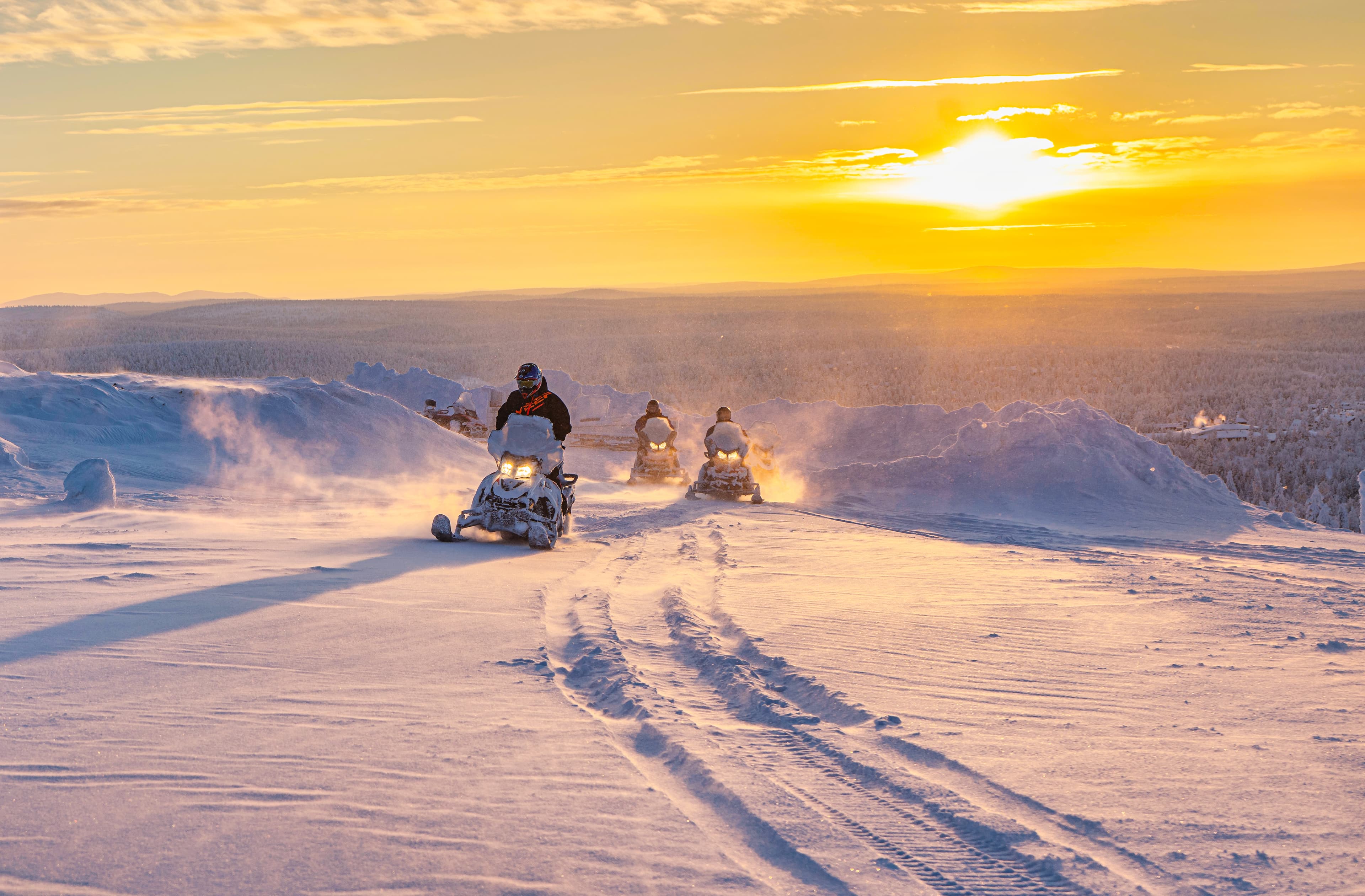 Snowmobile Adventure in Lapland