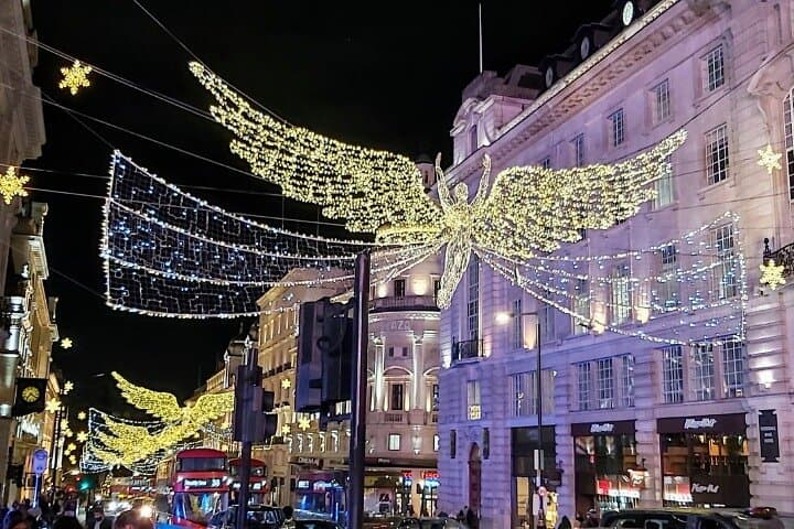 London Christmas Lights Self Guided Walking Tour
