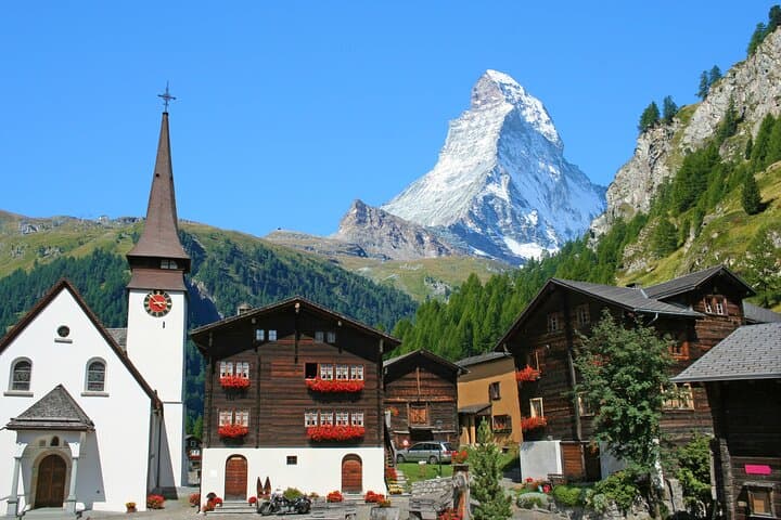 Private transfer from Basel to Zermatt, 2h stop in Lausanne