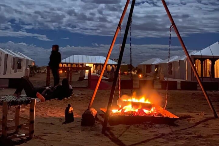 Superior Luxury Camp in Merzouga Desert, Camel Ride, With AC