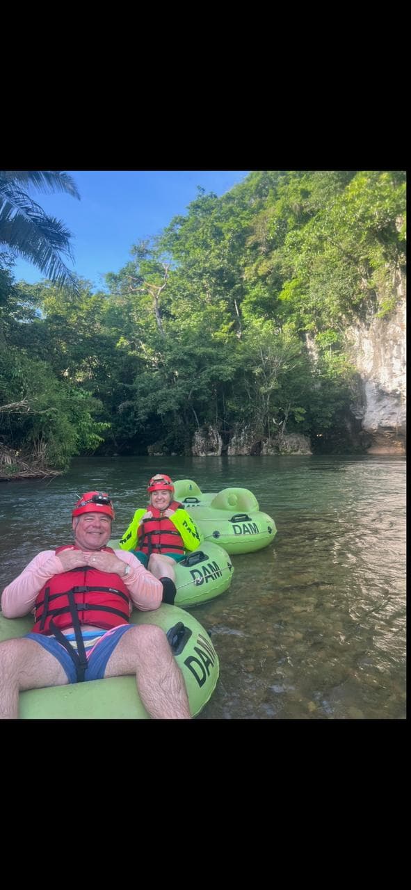 T13D-Sky to Stream: Zip Line and Cave Tube Through the Belize Jungle