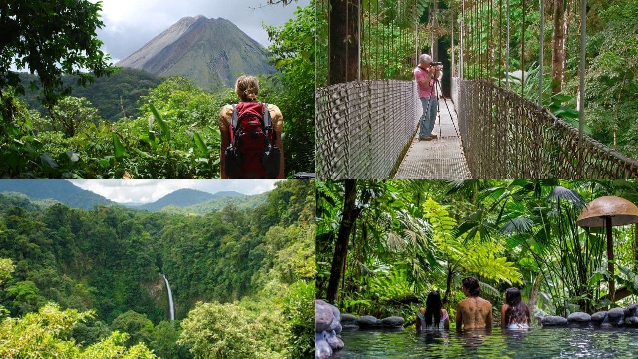 Arenal Top 4 Attractions Incl. Hot Springs