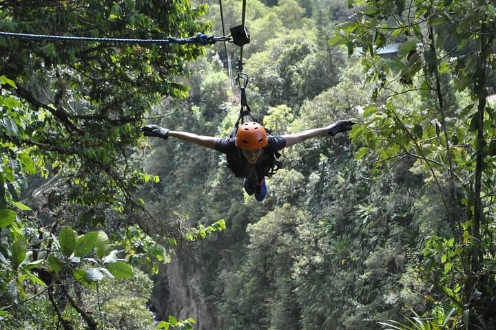 Zipline in Holy Water Baths